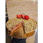 Pisztáciás-epres crumble