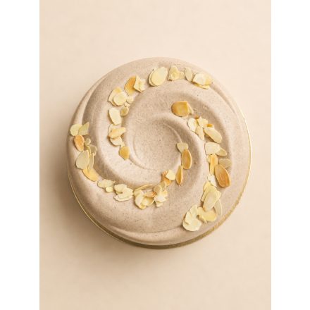 Örvény formájú torta 18 cm - Narancsos csoki mousse tonkabababos marcipánnal