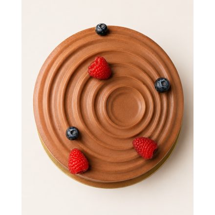 Spirál formájú torta 20 cm - Málna csoki mousse