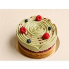 Rózsa formájú torta 18 cm - Pisztáciás-málnás mousse