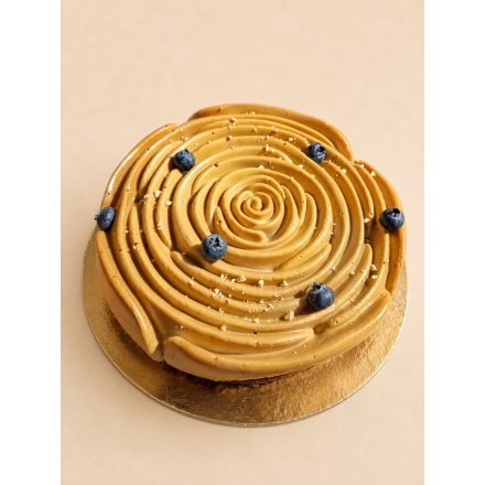 Rózsa formájú torta 18 cm - Sós-karamellás brownie