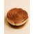 Rózsa formájú torta 18 cm - Tiramisu brownie