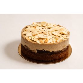 Karamellizált almás vanília torta pirított mandulával