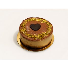 Pisztáciás-csokoládé mousse torta