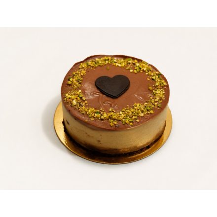 Pisztáciás-csokoládé mousse torta