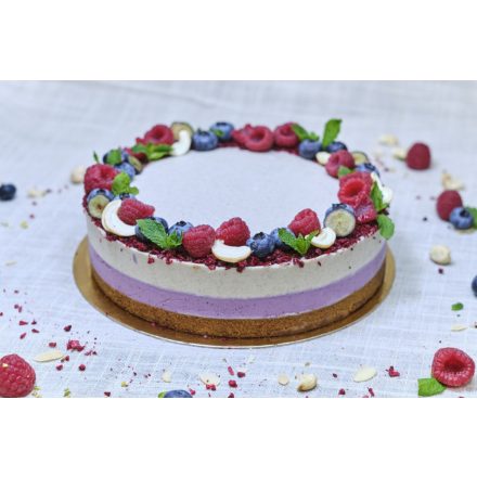 Erdei gyümölcs-vanília torta