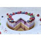 Erdei gyümölcs-vanília torta