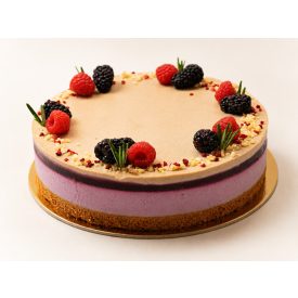 Erdei gyümölcs-vanília torta