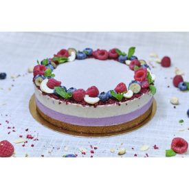 Erdei gyümölcs-vanília torta