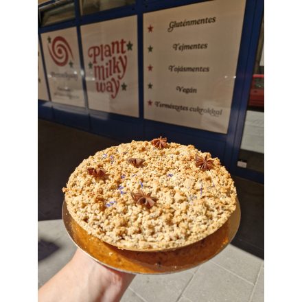 Fahéjas-almás mandulás crumble