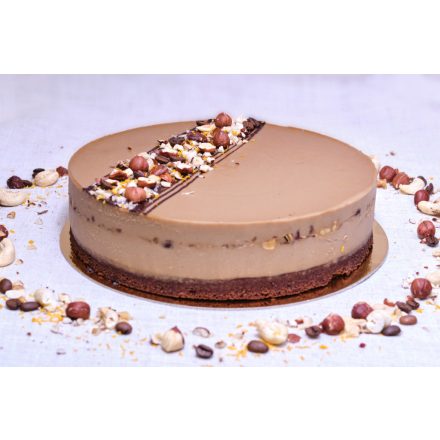 Narancsos kakaós kávétorta törökmogyoróval