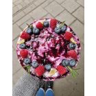 Kókusz-citrom-áfonya torta