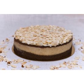 Pirított sós-mandulás csokoládé mousse torta