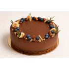 Banánella törökmogyorós-kakaós torta