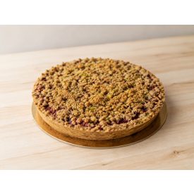 Pisztáciás-málnás crumble