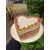 Szív alakú Pisztáciás-málnás mousse torta