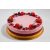Rózsa-málna mousse torta