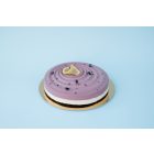 Szeder-citrom-levendula-mák torta