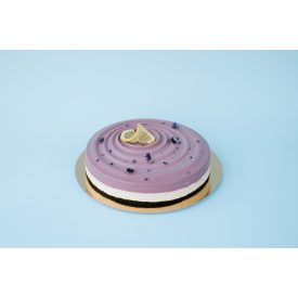 Szeder-citrom-levendula-mák torta