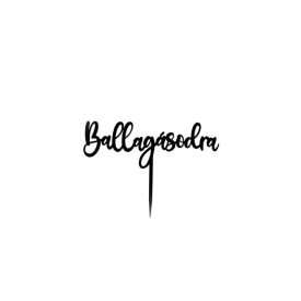 Tortadísz Ballagásodra sziluett beszúró fekete